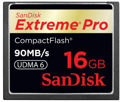 Karta pamięci SANDISK Extreme Pro Compact Flash 16GB SDCFXP-016G-X46